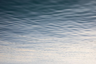 High angle view of sea shore against sky