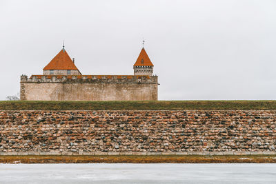 View of historical building against clear sky