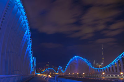 Sunset view of maidan bridge dubai,