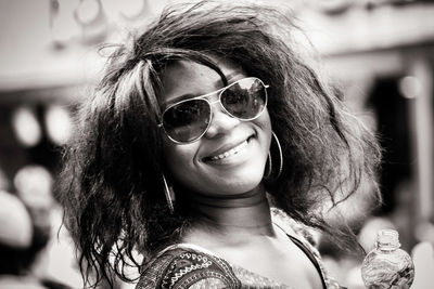 Portrait of a smiling young woman