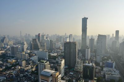 Cityscape against sky