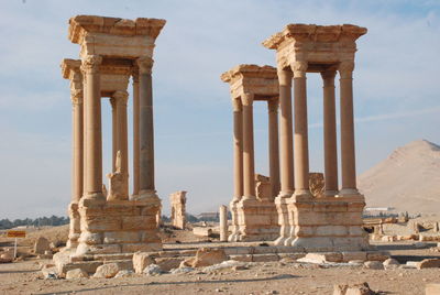 Old ruins in syria