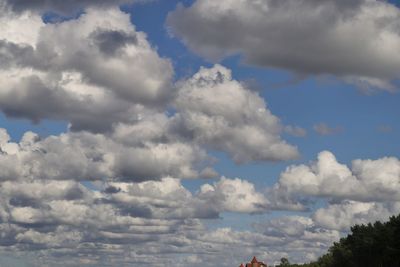 Low angle view of clouds in sky