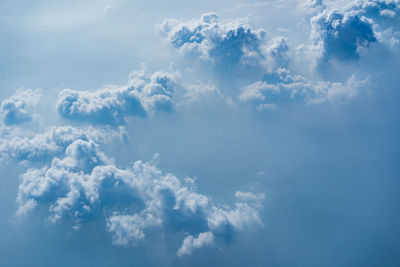 Low angle view of clouds in sky