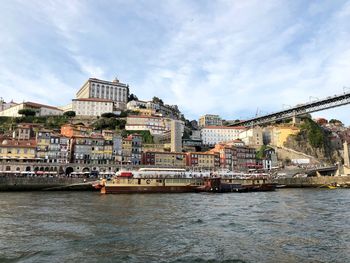 View of buildings at waterfront