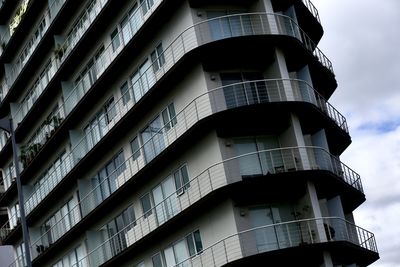 Low angle view of building against sky