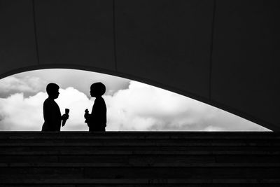 Low angle view of staircase
