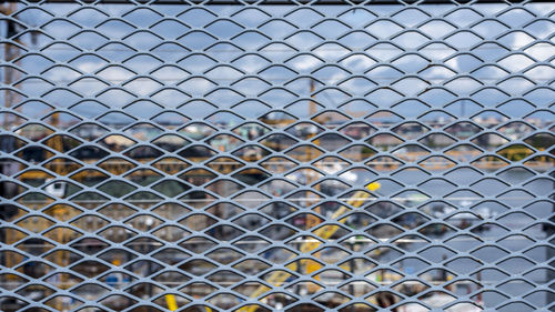 Full frame shot of chainlink fence