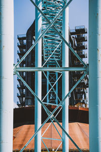 Low angle view of bridge against sky