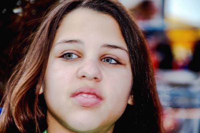 Portrait of young woman