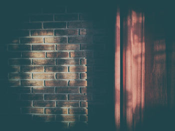 Close-up of brick wall