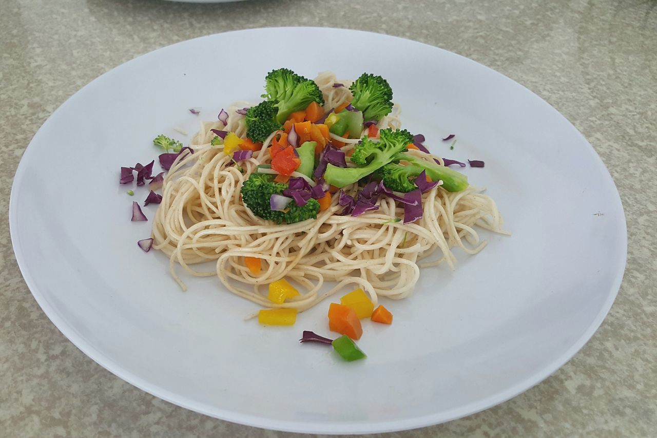 CLOSE-UP OF FOOD IN PLATE