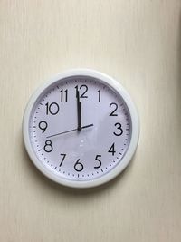 Close-up of clock