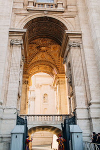 Low angle view of historical building