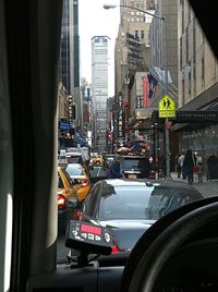 Traffic on city street