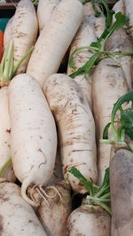 High angle view of vegetables