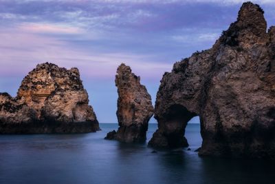 Rock formations in portugal