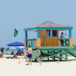 People on beach