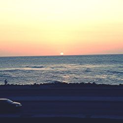 horizon over water
