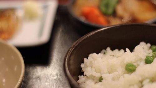 Close-up of food in plate