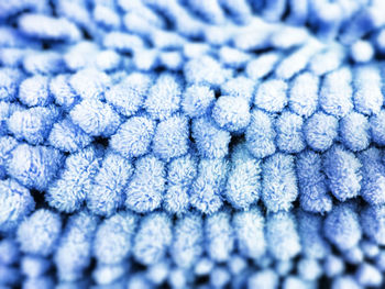 Full frame shot of blue rug