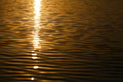 Close-up of rippled water