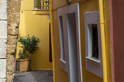 Entrance of building