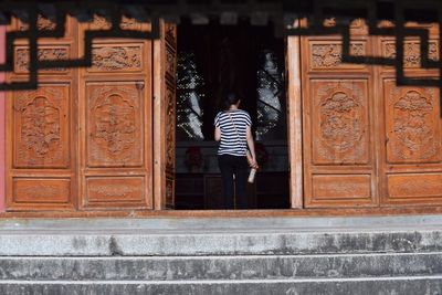 Entrance of historic temple