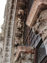 Low angle view of historical building