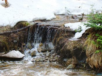 Close-up of water splashing