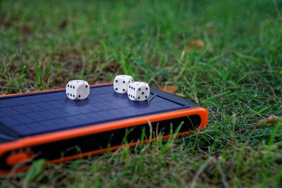 Solar battery close-up