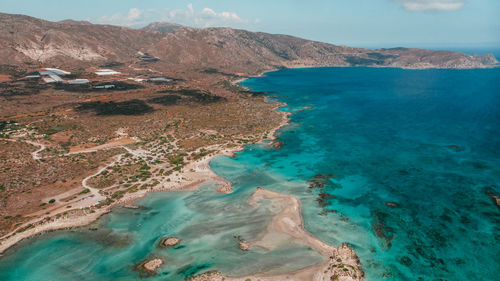 Elafonisi beach.