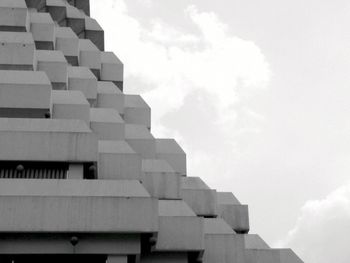 Low angle view of building against sky