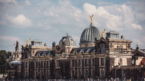 View of cathedral against cloudy sky