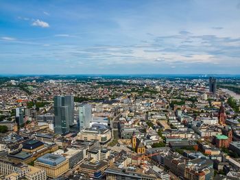 Aerial view of cityscape