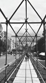 Walkway in city