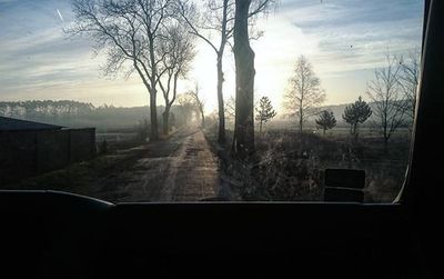 Road passing through landscape