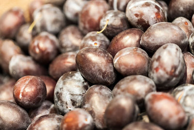 Full frame shot of blueberries