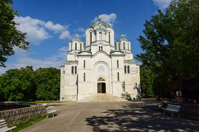 St george church on oplenac, topola, serbia