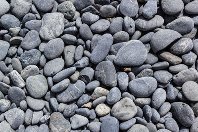 Full frame shot of pebbles