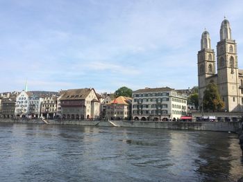 Buildings at waterfront