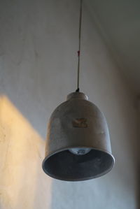 Close-up of hanging light