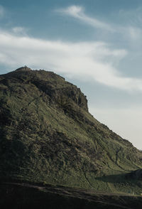 Scenic view of mountain against sky