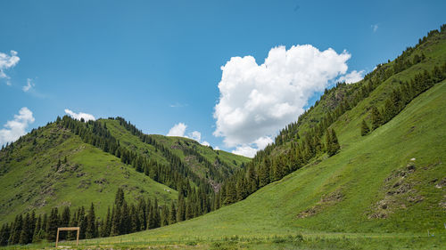 Panoramic view of landscape against sky