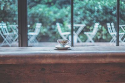 Close-up of tea on table