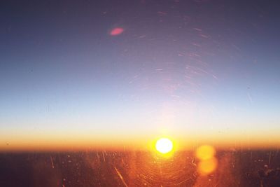 Scenic view of sky during sunset