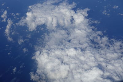 Low angle view of cloudy sky