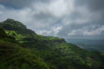 Mountain peak amongst the clouds