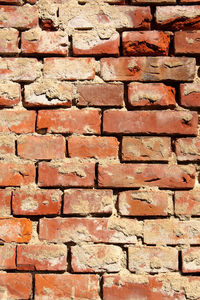 Full frame shot of brick wall