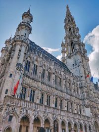 Low angle view of historical building against sky